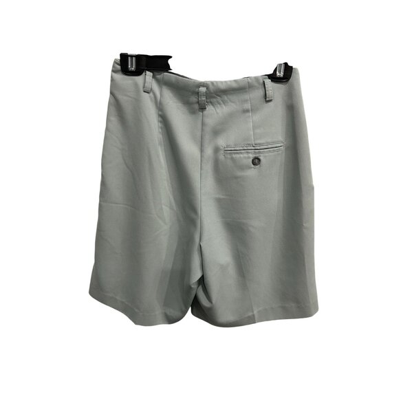 Tehama Womens Light Gray High-Waisted Pleated Shorts Size 6 Minimalist Chic - Picture 2 of 10